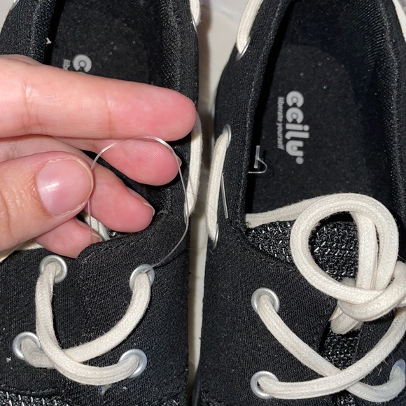 CCILU | black Moon boating shoes | size 7 - Picture 3 of 4